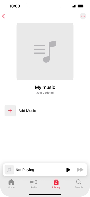 Press Add Music.