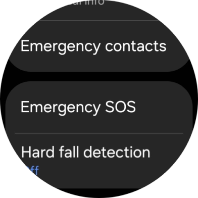 Press Hard fall detection. Press Hard fall detection.