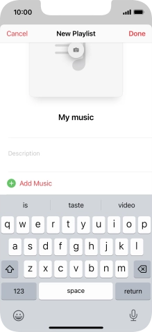 Press Add Music.