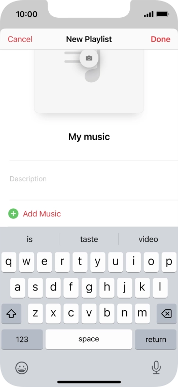 Press Add Music.