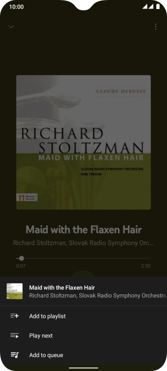 Press Add to playlist.