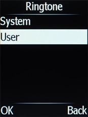Select User and go to the required folder.