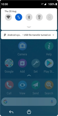 Press Android s....