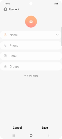 Press the address book drop down list.