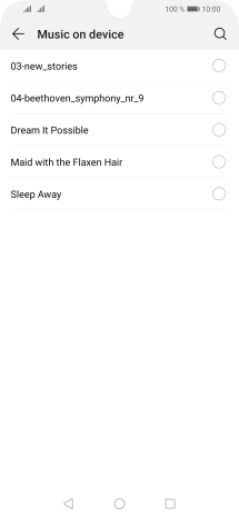 Press the required ring tones to hear them.