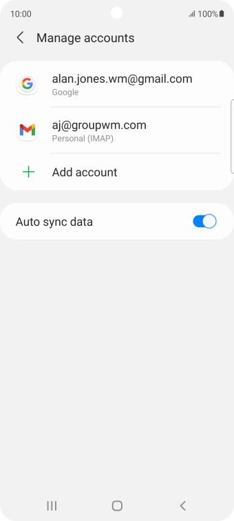 Press the Home key to return to the home screen. Press the Home key to return to the home screen.