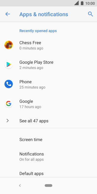 Press See all apps. Press See all apps.