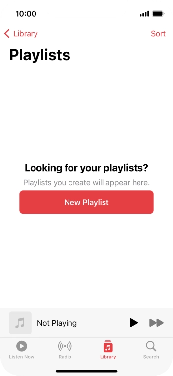 Press New Playlist.