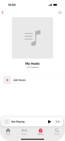 Press Add Music.