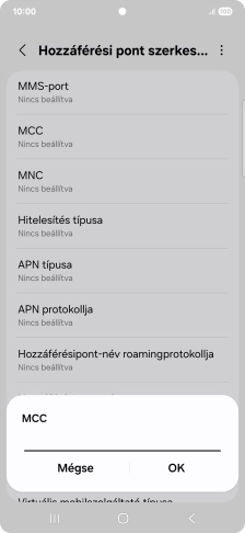 Írd be azt, hogy 216, és válaszd az OK lehetőséget.