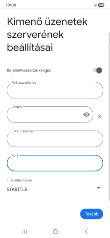 Nyisd le a „Titkosítás típusa” alatt legördülő menüt.
