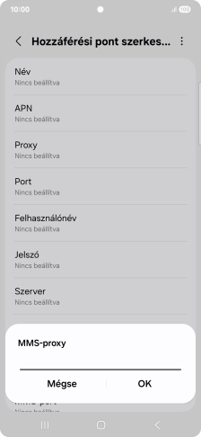 Írd be azt, hogy 80.244.097.002, és válaszd az OK lehetőséget.