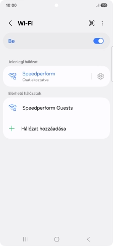 A befejezéshez, és ahhoz, hogy visszatérhess a főképernyőhöz, nyomd meg a főgombot.