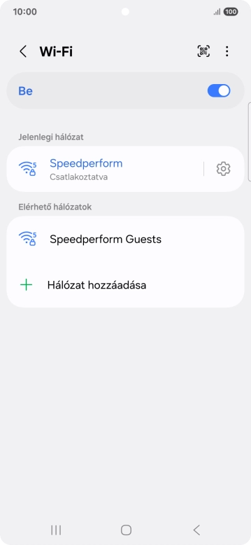 A befejezéshez, és ahhoz, hogy visszatérhess a főképernyőhöz, nyomd meg a főgombot.