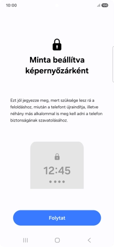 Válaszd a Folytat lehetőséget.