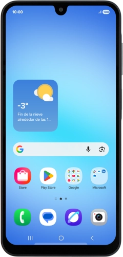 Imagen 1: Vista frontal del Samsung Galaxy A17 5G - Black