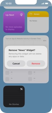 Press Remove. Press Remove.