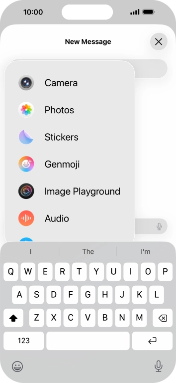 Press Genmoji. Press Genmoji.