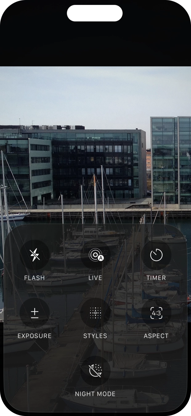 Press the required setting and follow the instructions on the screen to use the selected function.