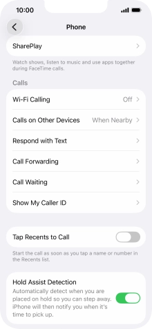 Press Wi-Fi Calling.