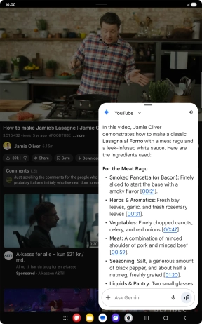 The answer from Gemini to your question is displayed.