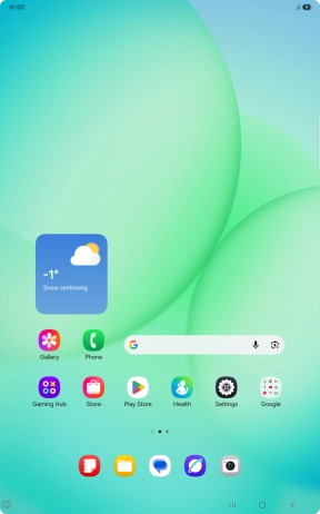When the battery charging icon is displayed, the battery is charging.