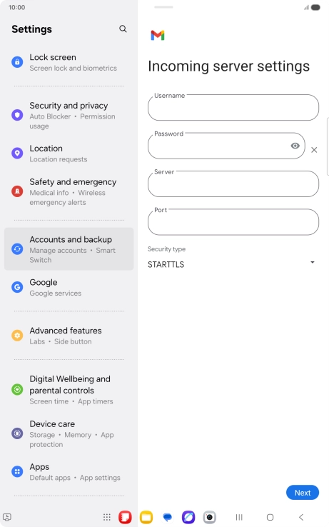 Press the field below Press the field below