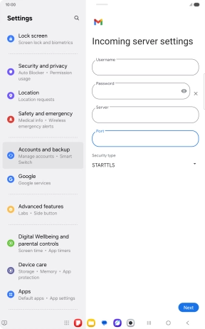 Press the drop down list below Press the drop down list below