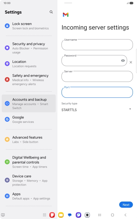 Press the drop down list below Press the drop down list below
