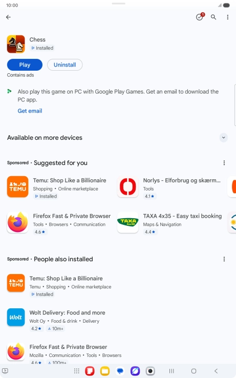 Press the Home key to return to the home screen. Press the Home key to return to the home screen.