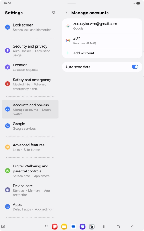 Press the Home key to return to the home screen. Press the Home key to return to the home screen.