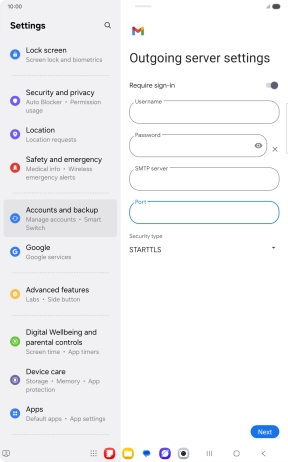 Press the drop down list below Press the drop down list below