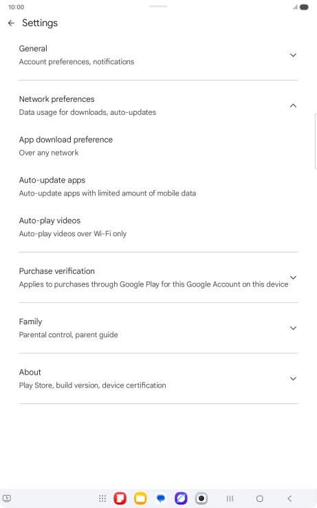 Press Auto-update apps. Press Auto-update apps.