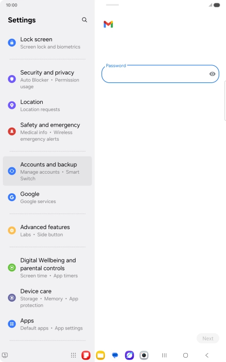 Press the field below Press the field below