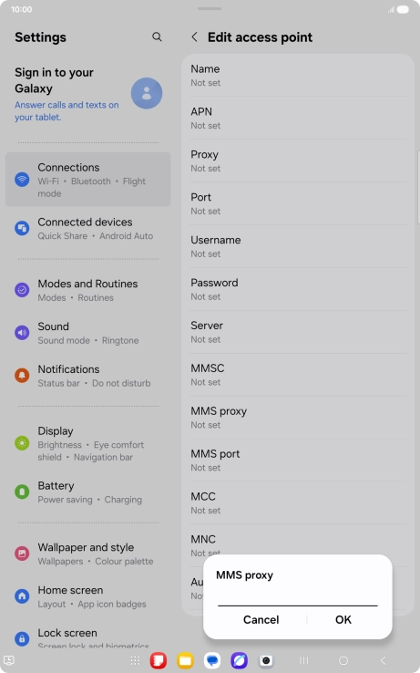 Key in 10.1.1.180 and press OK. Key in 10.1.1.180 and press OK.