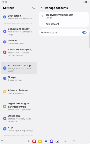 Press the Home key to return to the home screen. Press the Home key to return to the home screen.