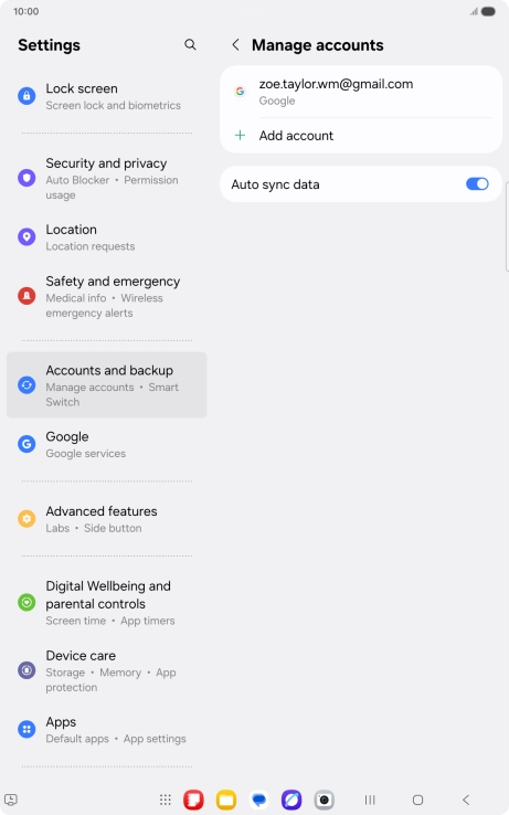Press the Home key to return to the home screen. Press the Home key to return to the home screen.