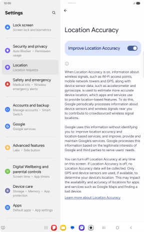 If you press the indicator next to 