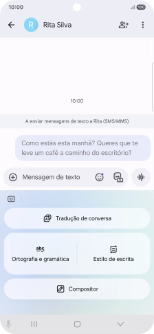 Prima Tradução de conversa.