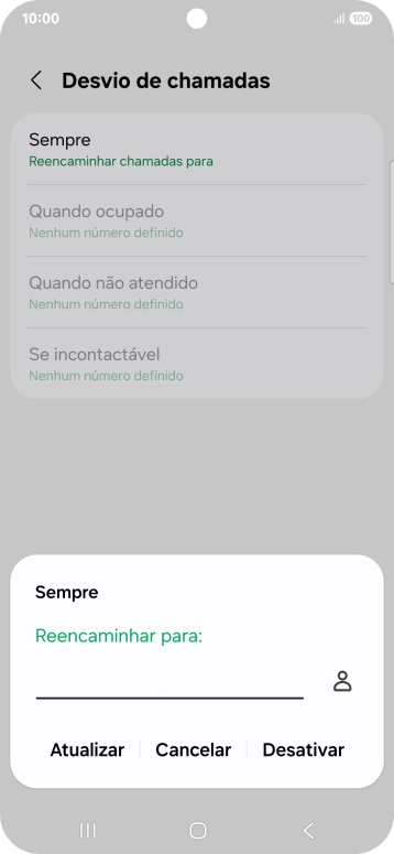 Prima Desativar.
