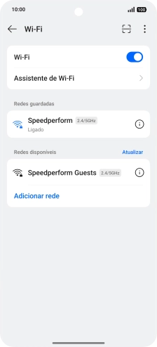 Para voltar ao ecrã inicial, deslize o dedo de baixo para cima a partir da base do ecrã.
