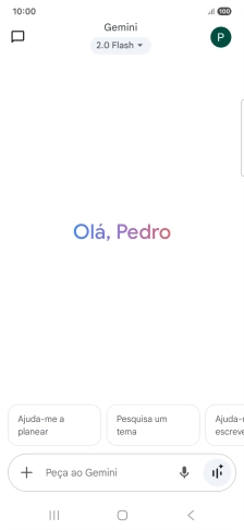 Prima o ícone de perfil.