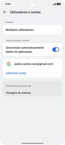 Para voltar ao ecrã inicial, deslize o dedo de baixo para cima a partir da base do ecrã.