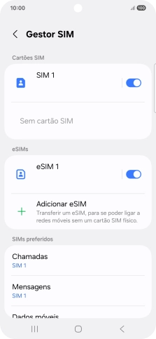 Prima a tecla de início para terminar e voltar ao ecrã inicial.