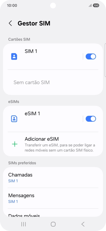 Prima a tecla de início para terminar e voltar ao ecrã inicial.