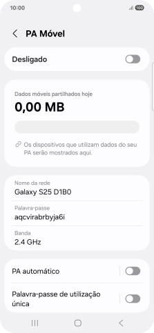 Prima Nome da rede.