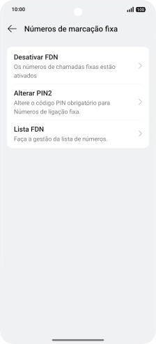 Prima Desativar FDN.