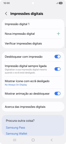 Prima os indicadores junto às definições pretendidas para as ativar ou desativar.
