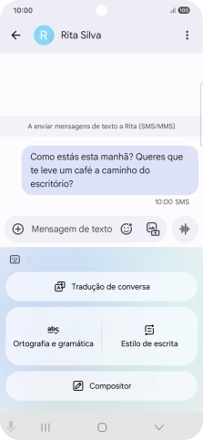 Prima Tradução de conversa.