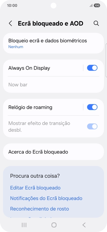 Prima a tecla de início para terminar e voltar ao ecrã inicial.